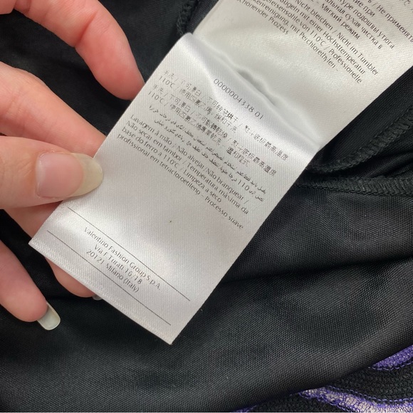 M Missoni Squiggly purple, green and yellow authentic knit dress size 38 NWT - Picture 8 of 10